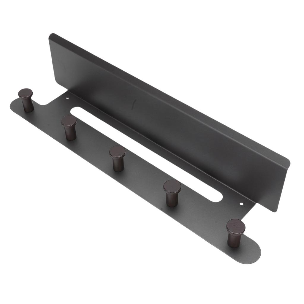 Wall Mount Clothing Rack with Board Hanging Storage Shelf Coat   for Home Entryway Bedroom Bathroom