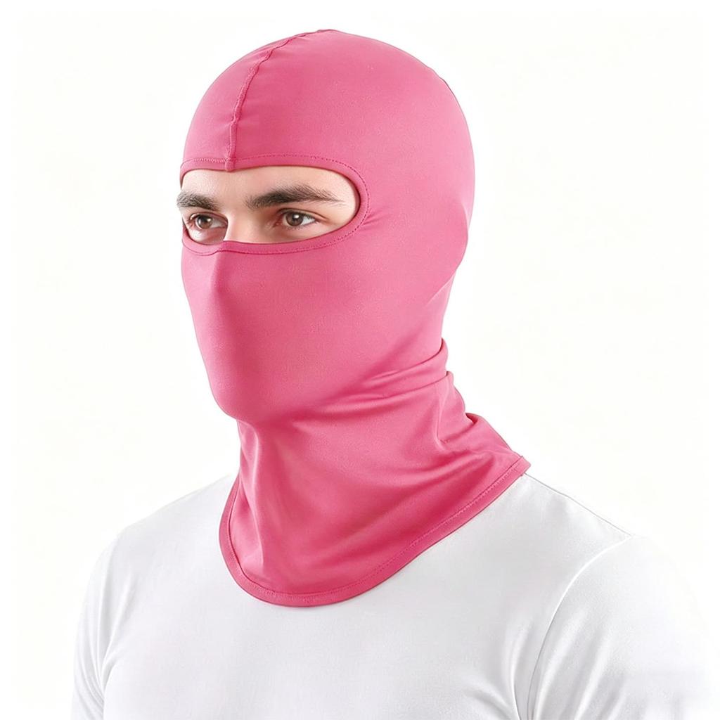 Pasamontañas Deportivo para Exteriores: Máscara Solar Protectora para Ciclismo/Motocicleta con Diseño de Agujero Único.