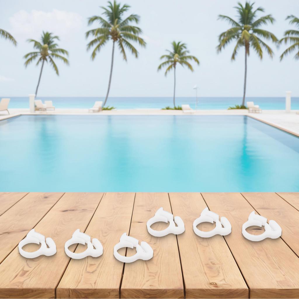 6pcs Hose Clamp B15 For Polaris And For Zodiac Pool Cleaner Sweep Hose Secure Fit Replacement For Multiple Models