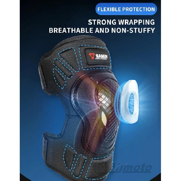 VEMAR Motocross Knee Pads Professional Anti-fall Knee Pads Cache Protection From Harm Breathable Cycling Riding Leg Guard Moto