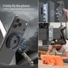 New Double-sided Magnetic Phone Holder for Magsafe 360 Degree Rotation Folding Phone Magnet Stand for iPhone 17 16 Samsung