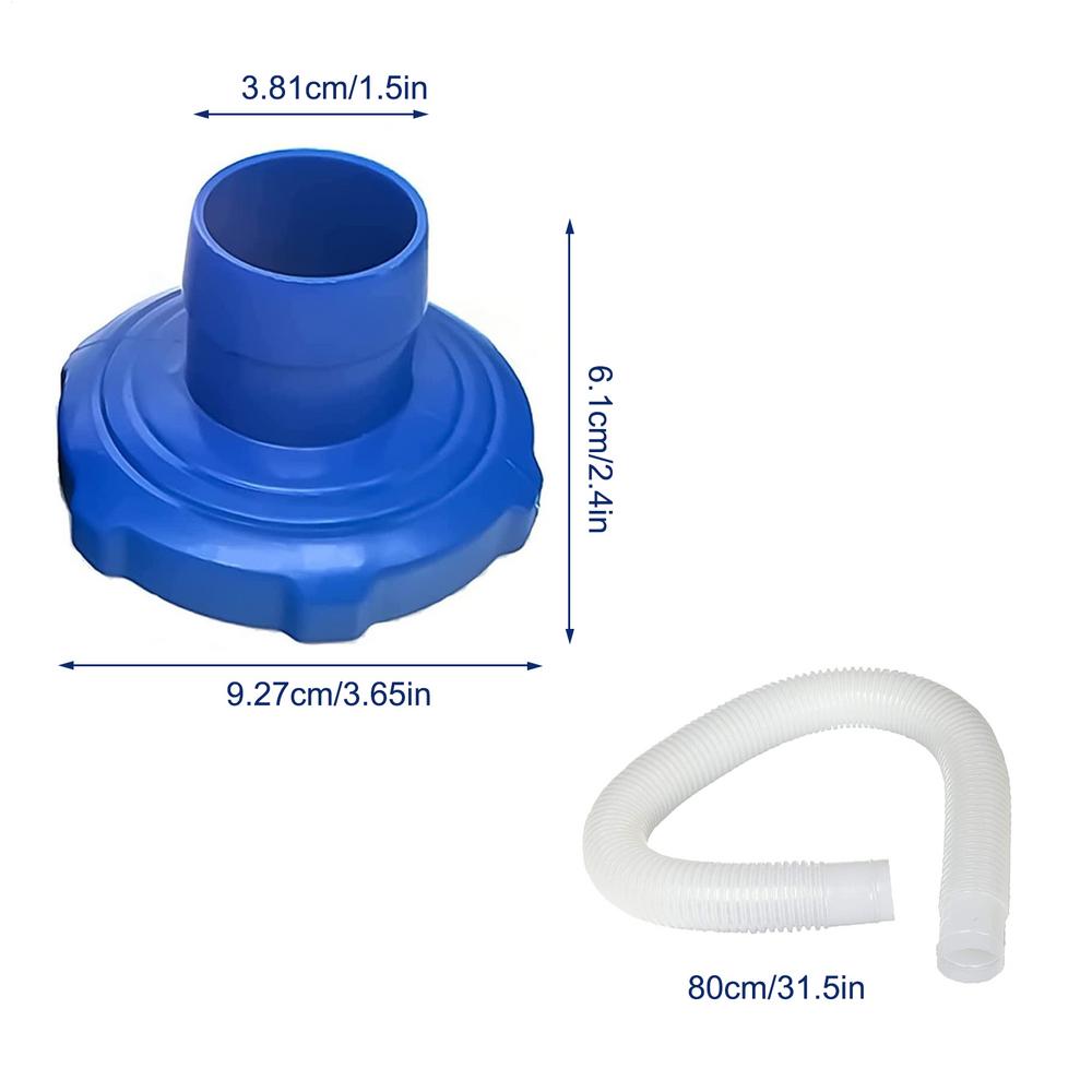 Adapter do skimmera basenowego z rurką Adapter ścienny z wężem Narzędzie do czyszczenia myjki basenowej Wymiana filtra basenowego