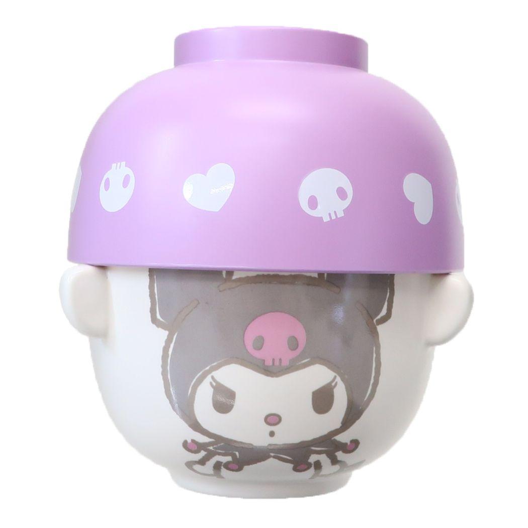 Kuromi Rice Set Soup Bowl Mini Sanrio San Art Gift Character Goods Cinema Collection
