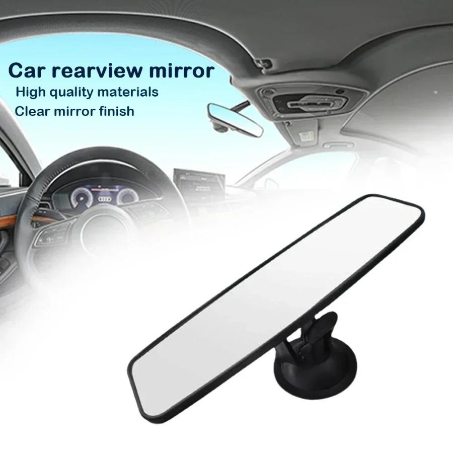 Wide-angle anti-glare blue rearview mirror universal 360° rotating adjustable suction cup inner rearview mirror for cars Interior Mirrors6