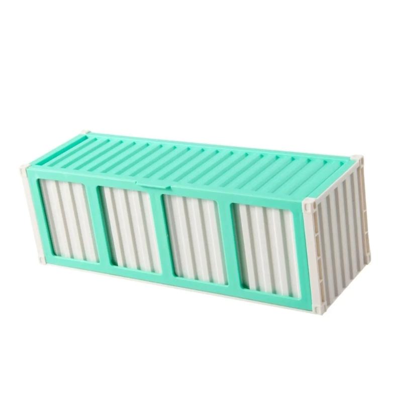 

Compacts Trading Card Organizers for Collectible Storage Features Transparents Lid and Portables Construction зелёный