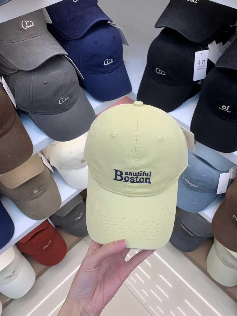Fashion Hat Big Head Circumference Trendy Brand Letter Baseball Cap Korean Version Face Small Cap New Men's and Women's Sun Hats Versatile