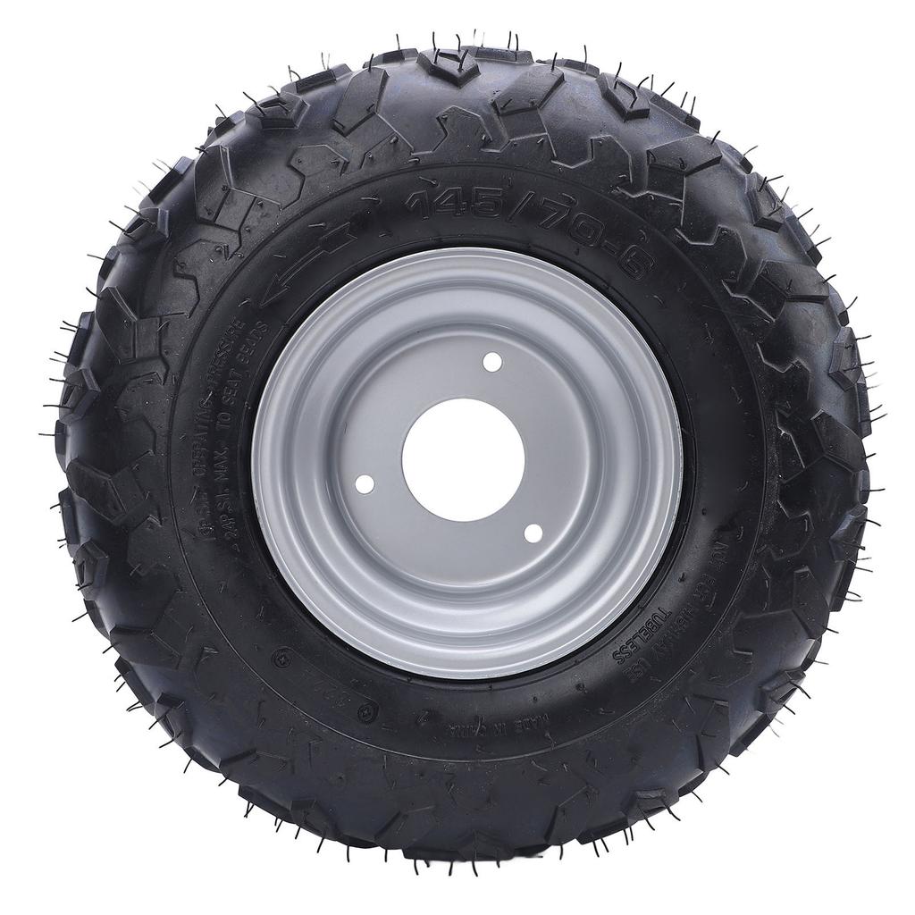145706 145x706 Tire 6 Inch Wheels Rim Tire 3 Bolts Go Kart Tyre for ATV UTV Quad Off Road Golf