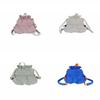 Minimalist Cloud Shape Nylon Mini Backpack For Casual Travel And Daily Use