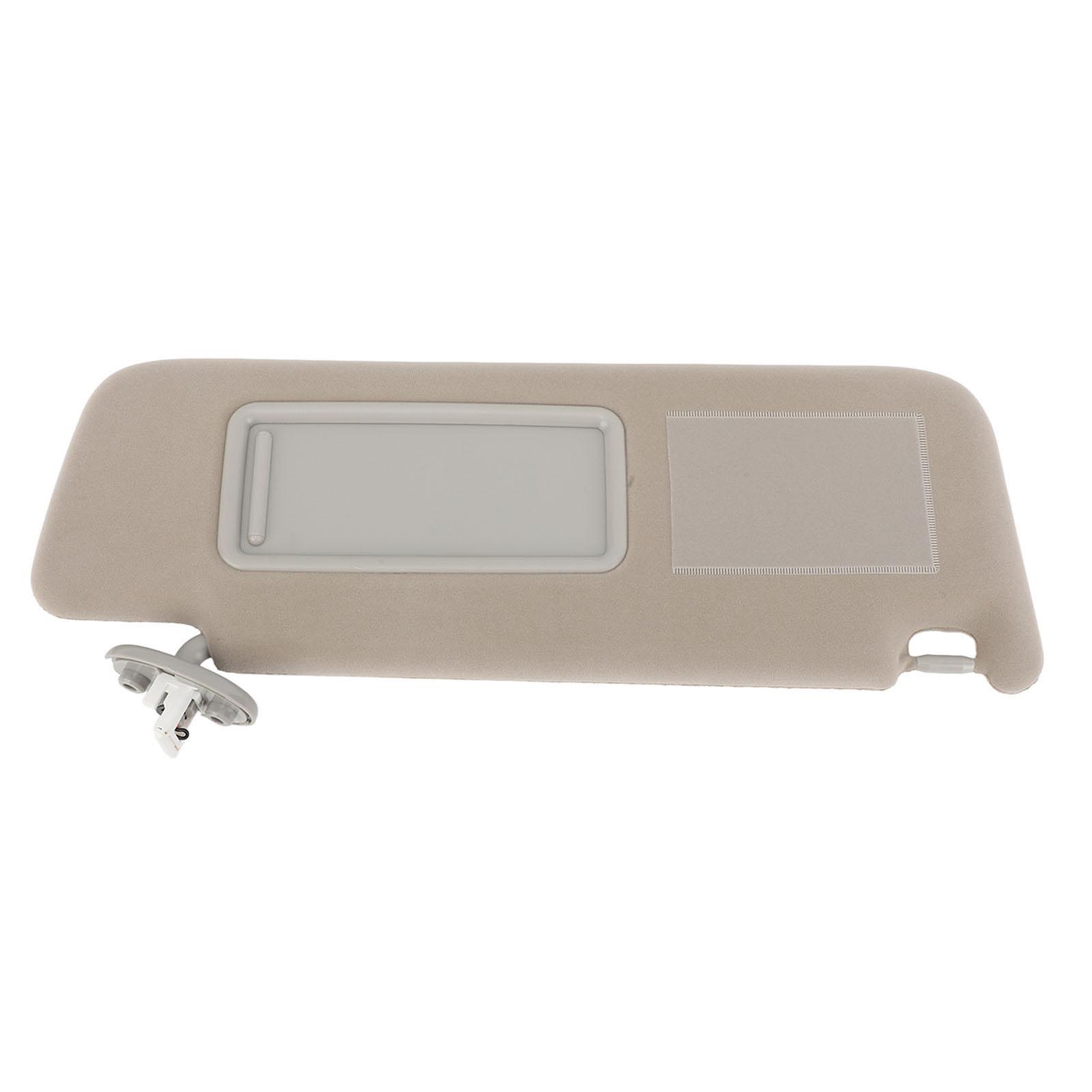 

Солнцезащитный козырек с зеркалом для макияжа и подсветкой Замена солнцезащитного экрана салона автомобиля для Land Cruiser Prado 2002–2010 Справа