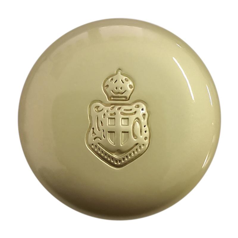 Crown Tiger Head Alloy Button Gold Silver Clothing Accessories Double Sided Nylon Coat Jacket Suit Button