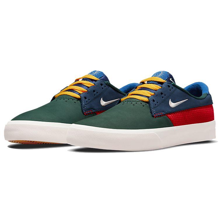 Nike Shane SB Multi Unisex Sneaker Mehrfarbig Noble-Green Varsity-Red BV0657-303