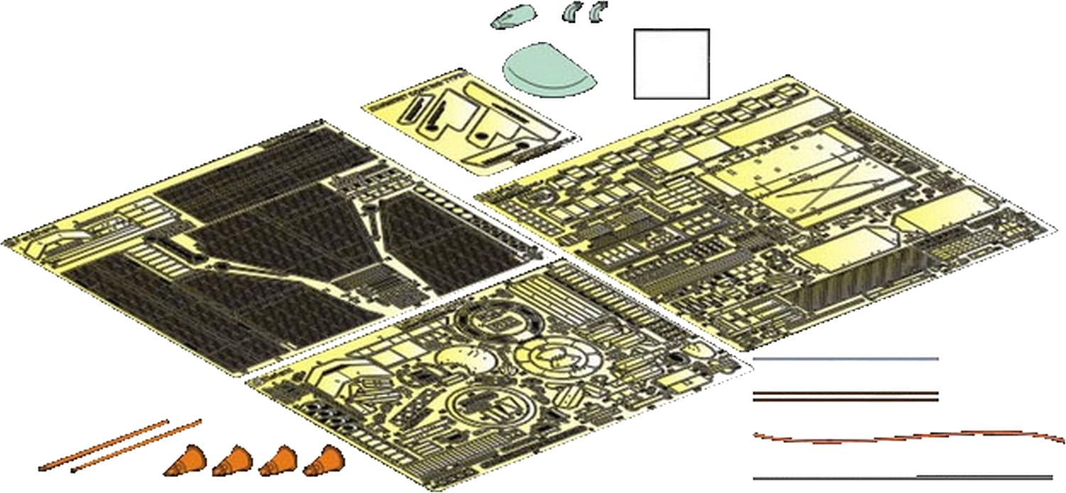 

Voyager Models WWII German Elefant Heavy Tank Destroyer Upgrade Set Amusing Hobby Plastic Model Parts PE351185 1/35 Sd.Kfz.184 (for 35A033) (Military)