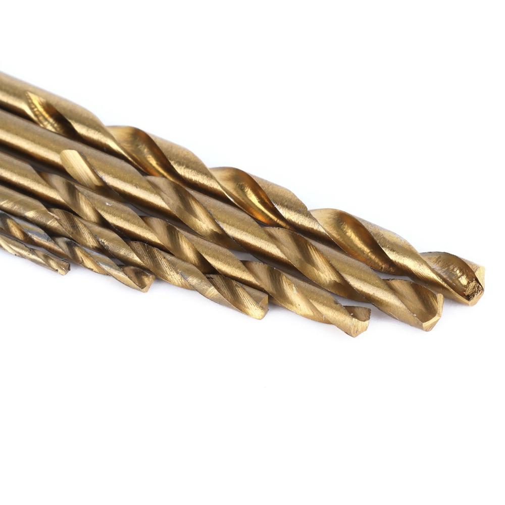 60PCS 135° Split Point Drilling Tools Jobber Length Micro Drill Bits Twist Drill Bits Wood Drilling