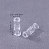 10Pcs Leak Proof Double Helix Medical Sterile Luer Lock Adapter Transparent Plastic Syringe Connector For Veterinary Medical