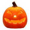 Halloween Pumpkin Lamp Spooky Light Up Pumpkin Figurine Glowing Decorative Pumpkin with LED Light for Haunted House Halloween Home Garden Decor