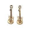 Musical Charms Multi Color Alloy Guitar Pendants For Music Themed Jewelry Making