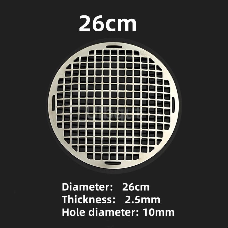 15 to 60cm smooth Barbecue Round Cooling Baking Rack 304 Stainless Steel Wire Oven Grill  Sheet Circular BBQ Net Baking Grill