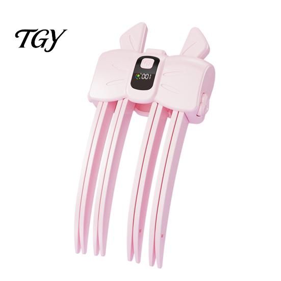 Instant Hair Root Lift Clip Heated Clip, LCD Display Wireless Volumizing Rechargeable Styling 2 Temperature Adjustable Electric Tool for Bangs,