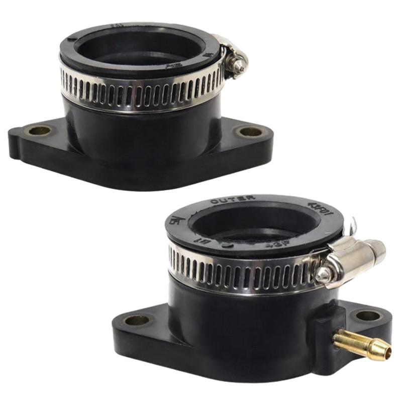 

2 pcs Intake Manifold Carburetor Boot Joint 43F-13586-01-00 43F-13596-01-00 For Yamaha TT600 1984-1986 XT600 1984-1995