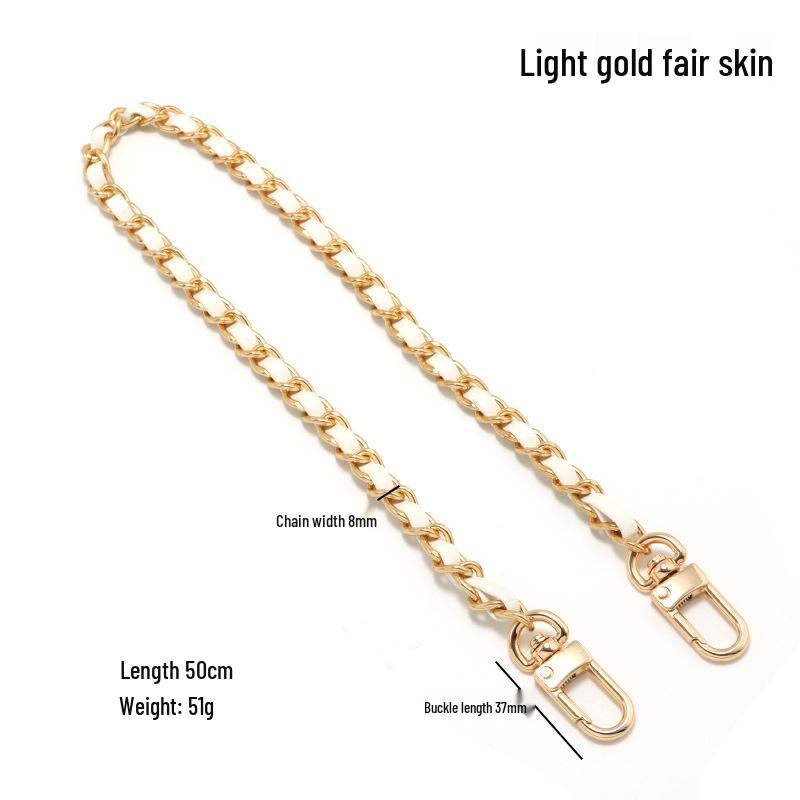 Kouchi Four-Leaf Clover Mahjong Bag Chain Strap - Metal Replacement for Crossbody or Shoulder Bags