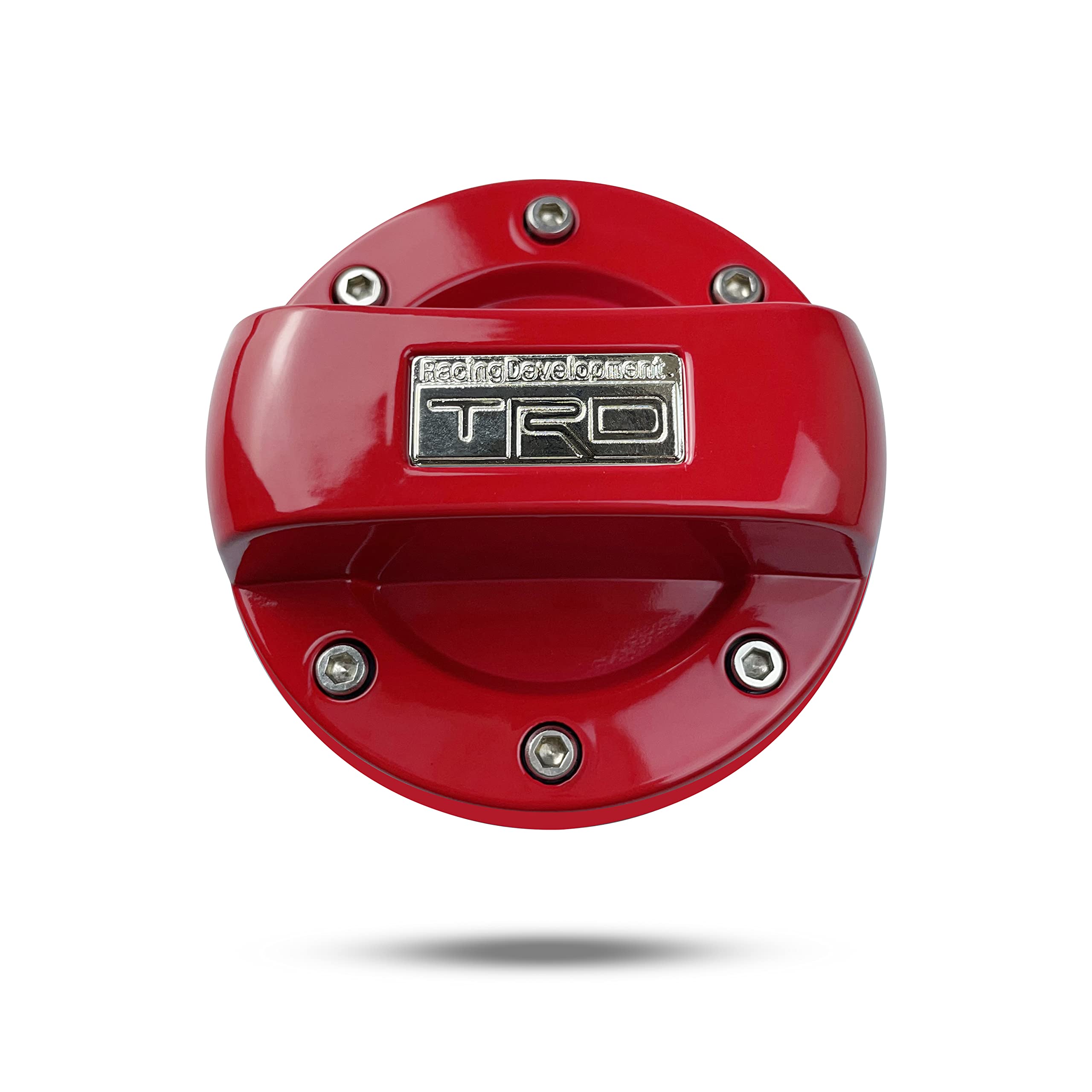 

Rare Handmade TRD Gasoline Filler Cap Cover (Red)