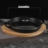 Xiuzhi Thickened Cast Iron Teppanyaki Grill Pan