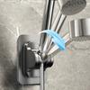 1Pc Wall Mounted Strong Adhesive Shower Head Bracket Abs Waterproof Adjustable Bathroom Shower Bracket Easy To Install Base