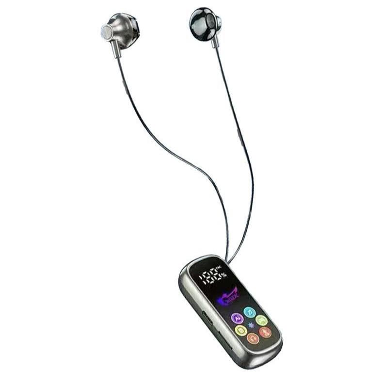 Bluetooth Clip-on Headset with Ear Monitor, Reverb, Noise Reduction, Long Battery Life, and High-Quality Sound