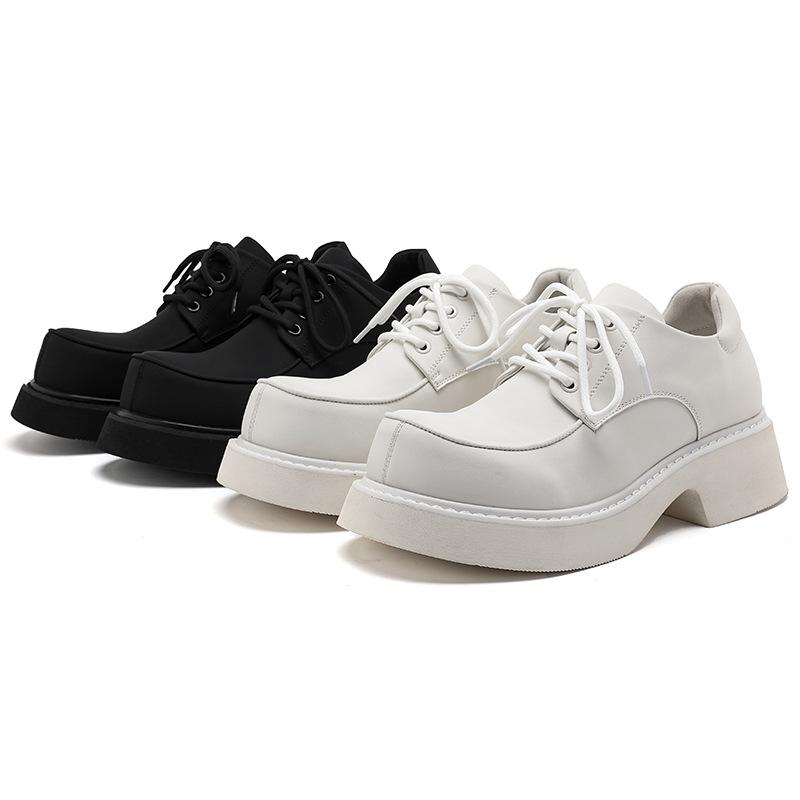 Tooling Derby Leather Shoes Men's New High-end Leather Shoes Casual Versatile Round Head Short Boots Shoes 57323-R