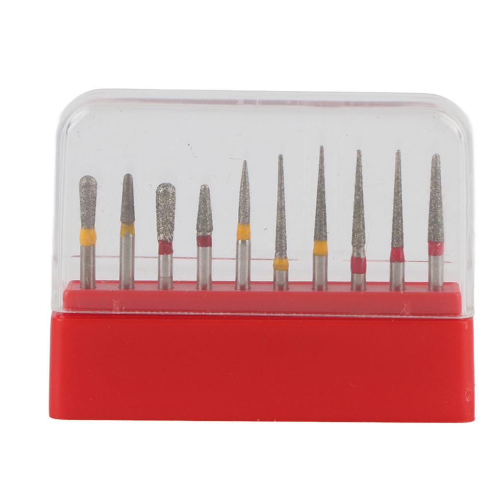 Dental Diamond Burs FG 1.6mm High Speed Handpiece Emery Bits