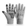 Warm Fleece Lined Full Finger Gloves Men Women Winter Cycling Driving Touchscreen Compatible Anti-Slip Reflective
