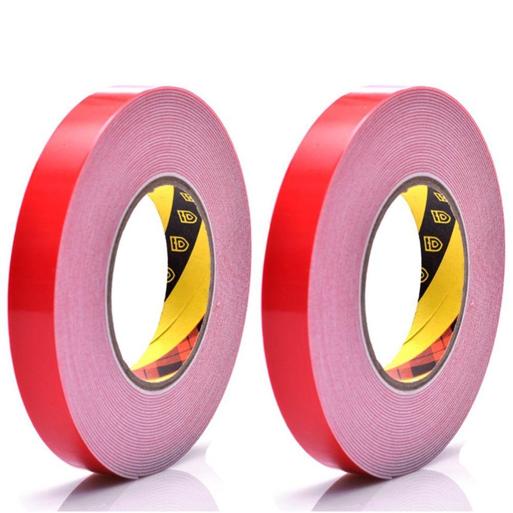 

0,4 дюйма x 33 фута прочная клейкая 2-сторонняя лента Сверхмощная двусторонняя лента Монтажная лента из пенопласта