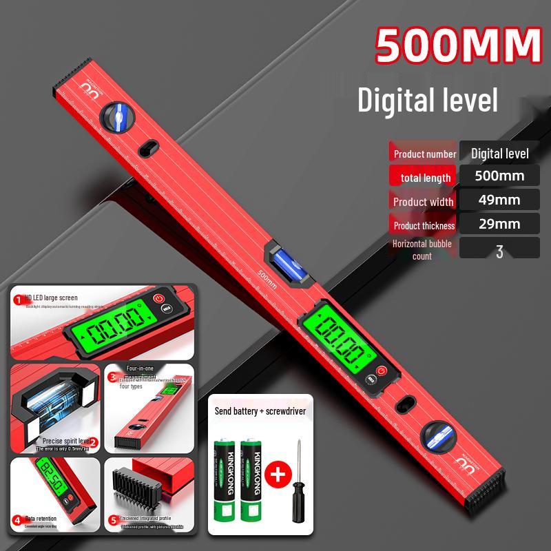 2026 High-Precision Magnetic Digital Electronic Spirit Level Ruler