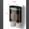 Automatic Wall-Mounted Double Cup Dispenser