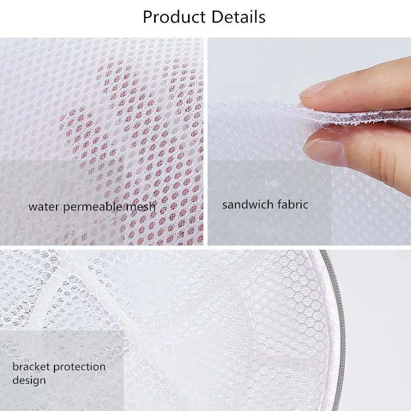 Thicken Polyester Underwear Laundry Bag Anti-deformation Bras Washing Bag Zippered Mesh Washing Machine Dedicated Wash Bra Bags