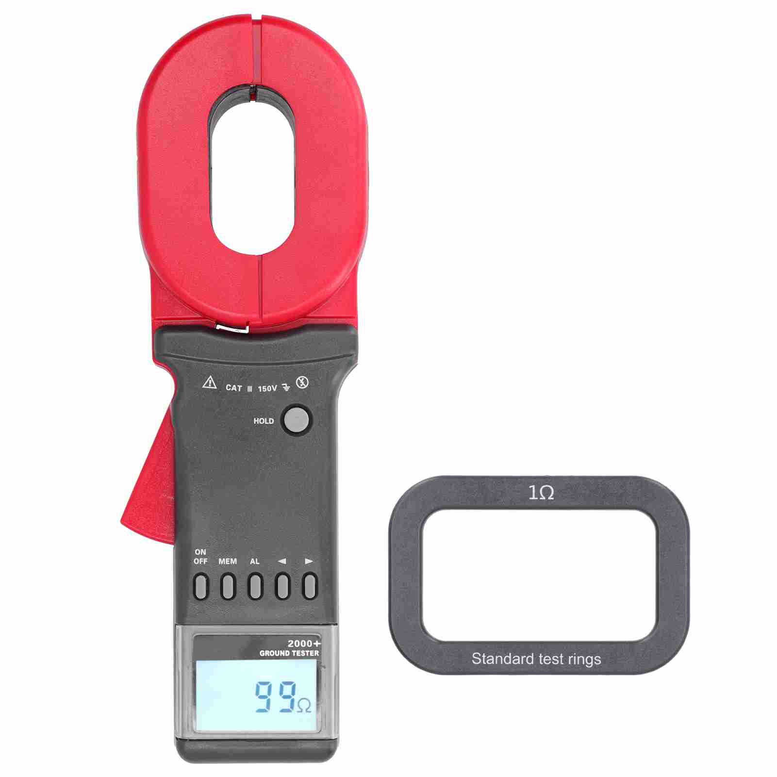 

ETCR2000 0.01‑1200 Ohm Clamp Ground Earth Resistance Tester Meter Digital Clamp Meter