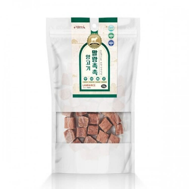 [KIMnyang_deng] Korean Soft and Moist Dog Treats 70g Treat Beef Liver Salmon Pollack Chicken Lamb Duck