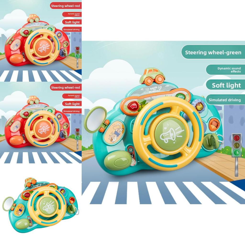 Childrens Educational Driving Toy Steering Wheel With Music And Sound For Early Learning