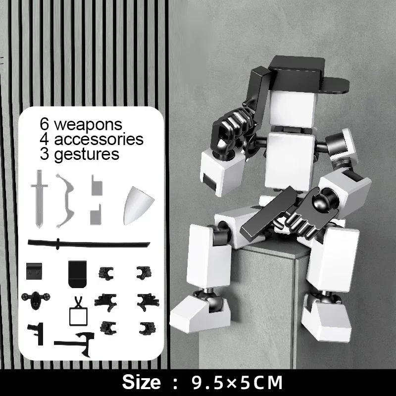 Creative Multi-Jointed Movable Shapeshift Robot 3.0 3D Printed Mannequin Dummy Action Model Doll Toy Kid Christmas Decora Gift