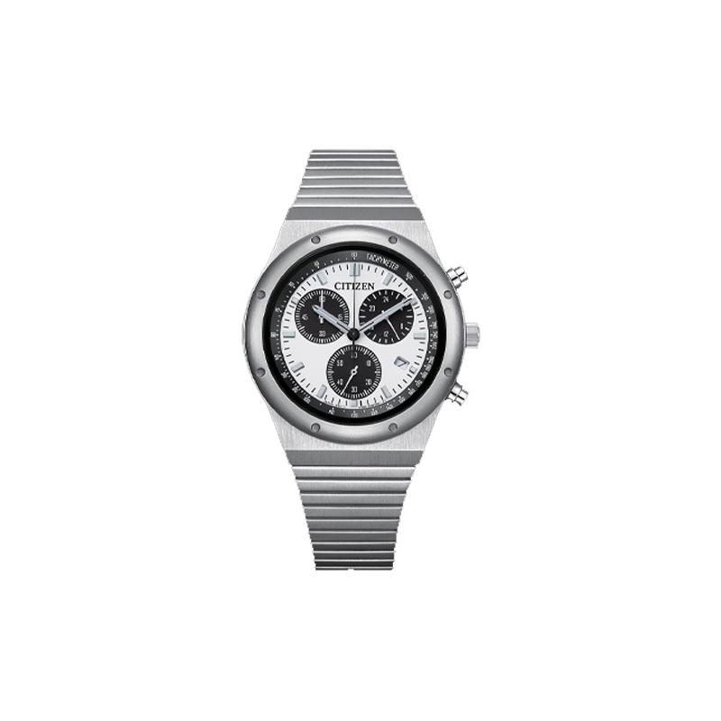 

CITIZEN 50 meters waterproof Quartz Steel Strap 38mm unisex white dial AT2541-54A білий
