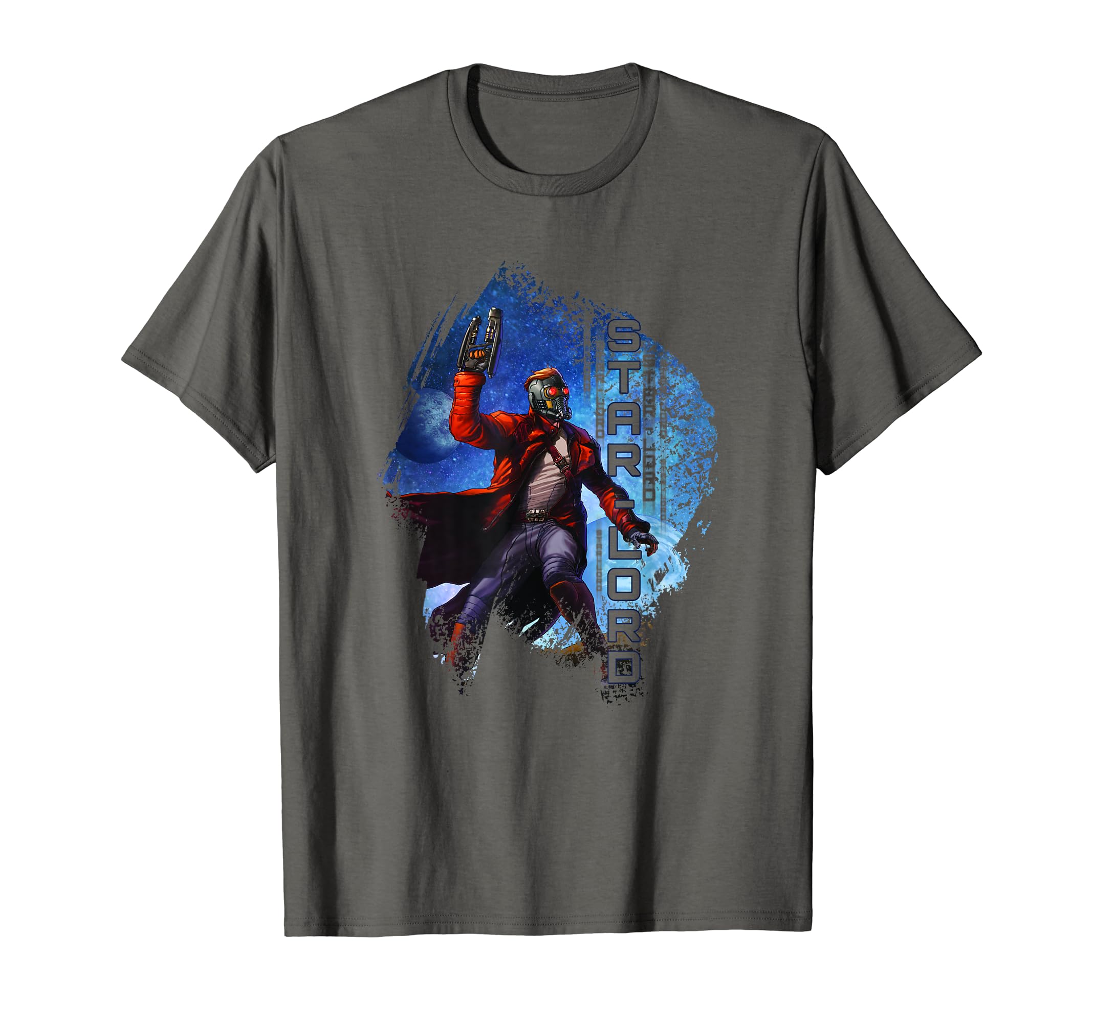 

Marvel Guardians of the Galaxy Star-Lord Retro Space Poster T-Shirt