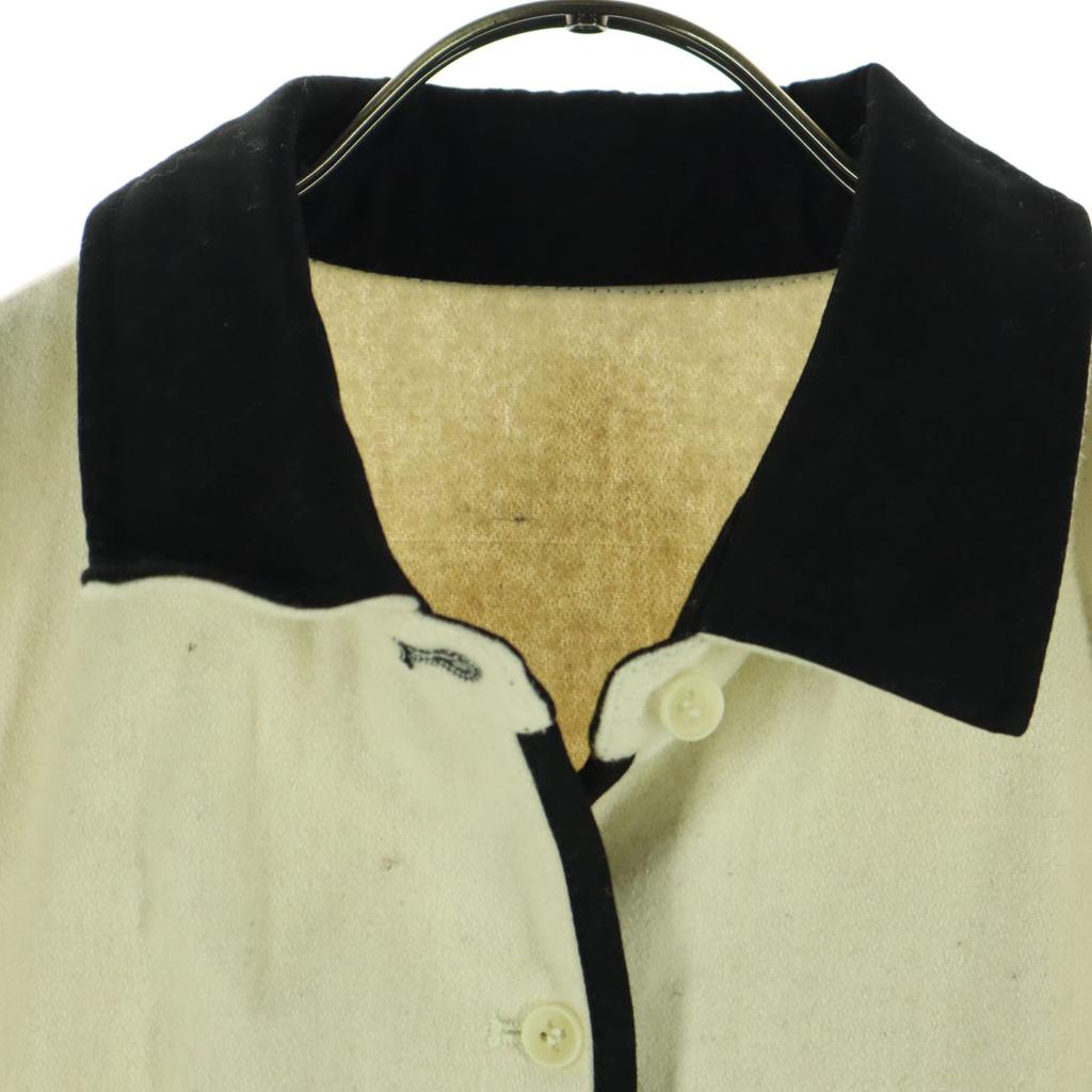 Mizuiro Ind By Color Long Sleeve Jacket Ivory System Black Women Used