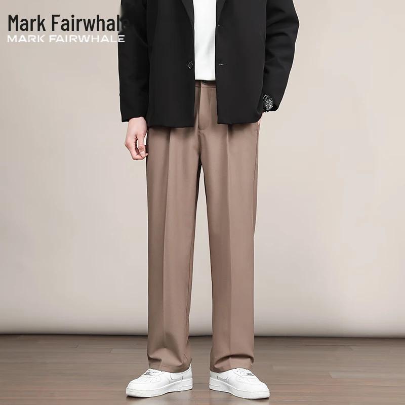 Mark Fairwhale Men s Casual Business Straight Leg Trousers S