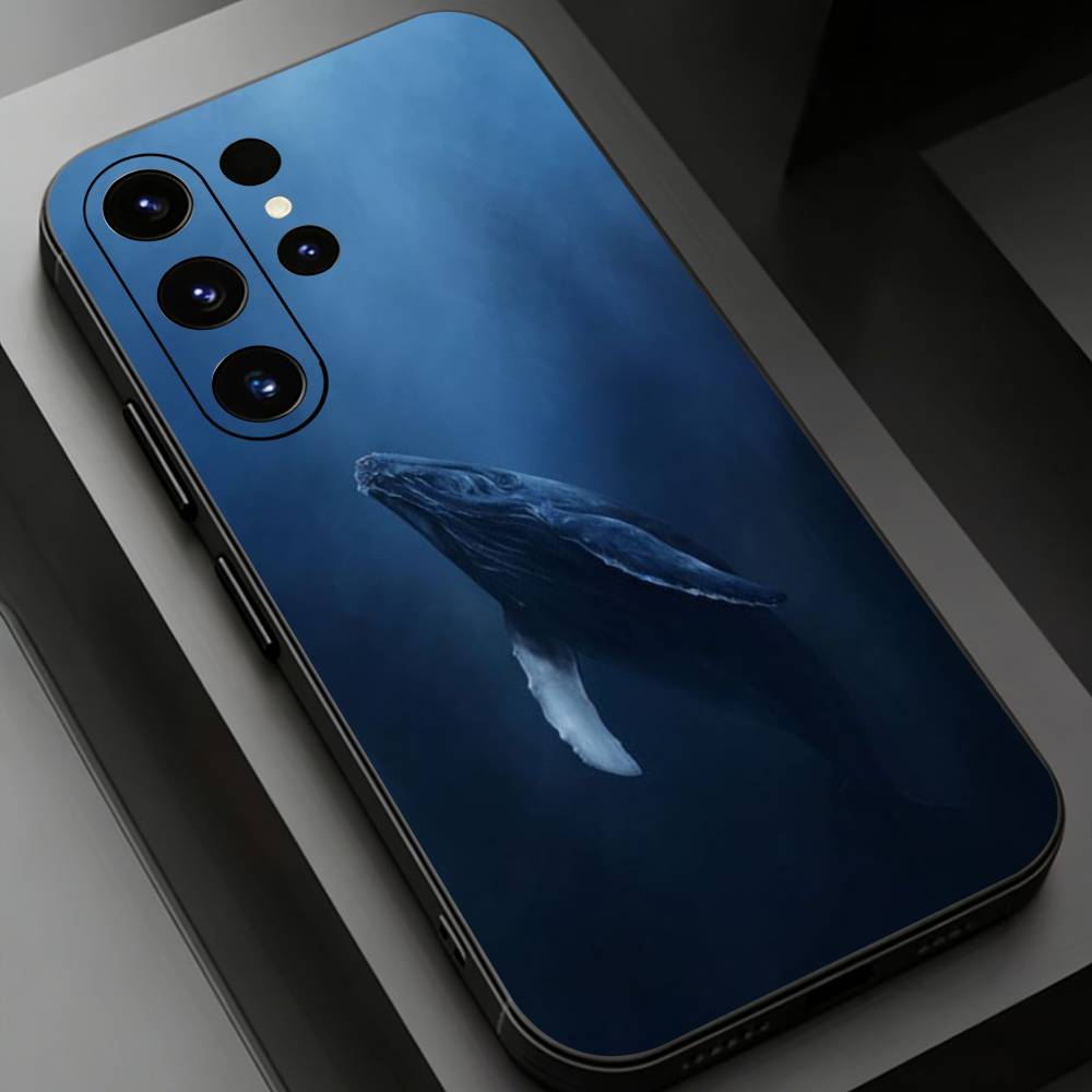 

Beautiful Ocean x Marine Life Phone case for Samsung Galaxy S24,25,26,23 22,21,S20 Plus Ultra FE soft fundas cases Samsung S21lite