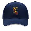 Royal Crown Street Lettering Emblem Sandwich Baseball Cap Sun Cap Outdoor Workouts Hat