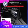 2026 Hot For Volkswagen VW Car Gear Shift Knob Handle Cover Sticker Decoration Accessories For VW Polo Golf Passat Tiguan Arteon