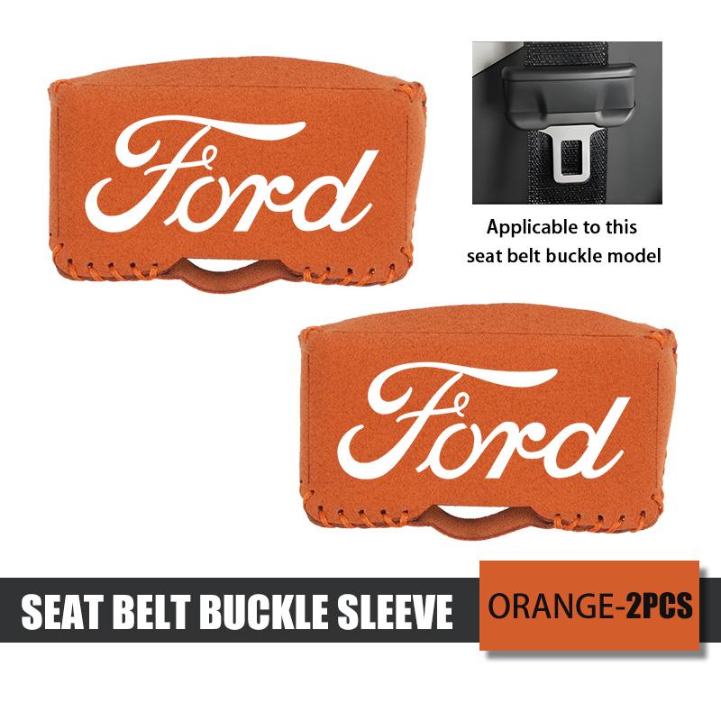 5pcs Car Seat Belt Anti Scratch Buckle Protector Cover Accessories For Ford Fiesta Ranger Mondeo Escape Ecosport Fusion Explorer
