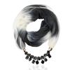 Summer Sunscreen Scarf Gradient Silk Scarf Scarf Resin Necklace Pendant Women's Jewelry Scarf