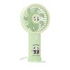 Green Cartoon Panda Fan Creative Cartoon Handheld Fan Simple Mini Electronic Fan  Camping
