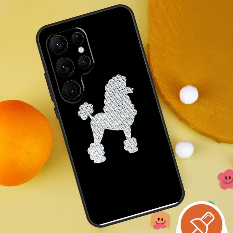 Poodle Dog Phone Case For Samsung Galaxy S25 Ultra S23 S22 S21 Ultra S9 S10 S20 Plus S24 FE Funda Cover